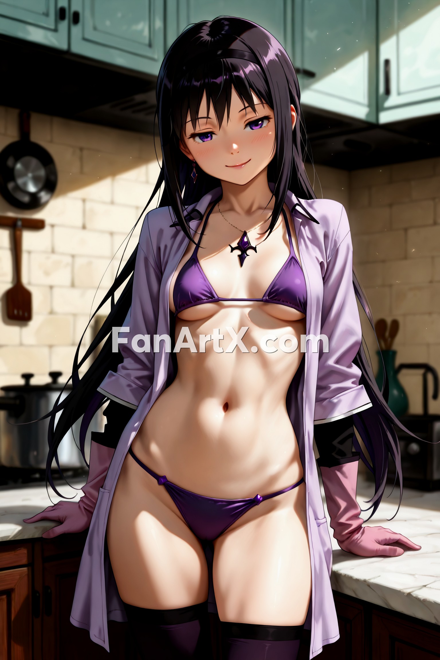 Akemi Homura Puella Magi Madoka Magica Fanart 6405981